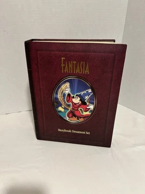 Disney Storybook Christmas Ornament Set (7) - Fantasia 1999 VTG COMPLETE #28275 - Image 1 of 2