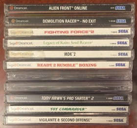 Sega Dreamcast 11 Game Lot - Soul Caliber Ready 2 Rumble MDK 2 - Most Complete