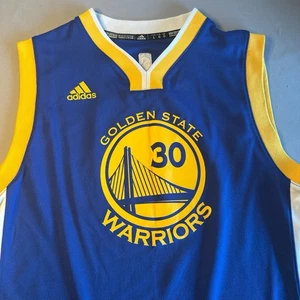Vintage Adidas Stephen Curry #30 Golden State Warriors #30 Trikot Jugend L - Bild 1 von 5