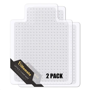 36'' x 48'' Office Chair Mat for Carpeted Floors, Flat Packed, Easy Lay Flat,... - Picture 1 of 7