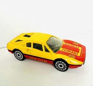 VINTAGE MATCHBOX TOYS 1981 NO.70 S=1/55 FERRARI 308 GTB RED YELLOW MADE IN MACAU - Picture 1 of 6