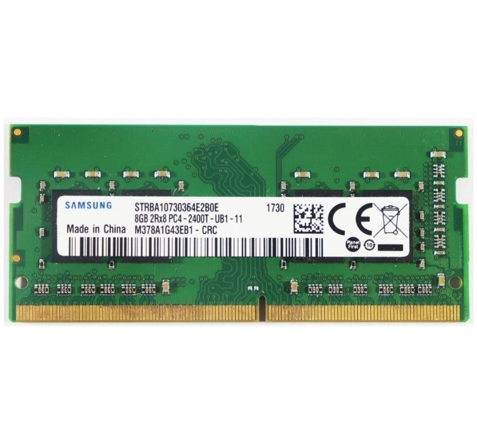 8GB Samsung DDR4 SO DIMM 2400 Mhz RAM Speicher 1Rx8 PC4-2400T - Bild 1 von 1