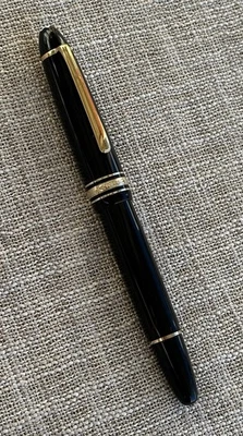 Montblanc Meisterstuck No. Pluma Estilográfica 146, 2 Tonos Oro 14k Plumín, W. Alemania Foto 1 de 4