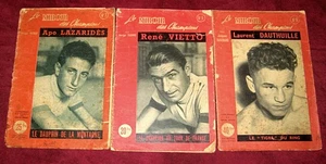Le Miroir des Champions. Dauthuille 9 / Lazaridès 7 / Vietto 5. Années 50. - Picture 1 of 1