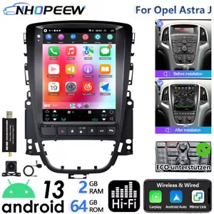Für Opel Astra J ECO Carplay DAB+ Android 13 Autoradio GPS Navi FM RDS HiFi 64GB - Bild 1 von 22