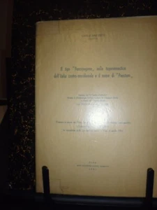 C. Battisti: Der Typ "Pescopagano" in der Ortsname Italiens Paestum 1961 - Bild 1 von 4