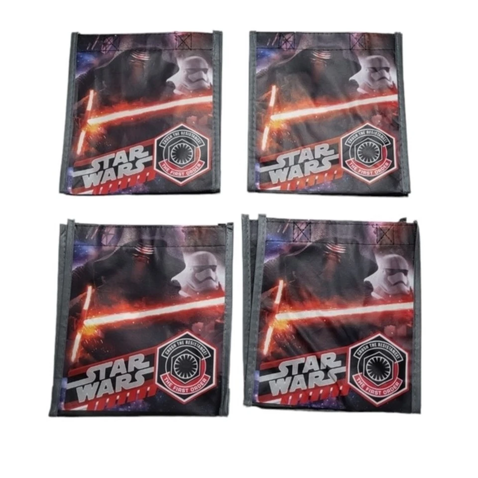 Disney Star Wars 4 piezas Bolsas de regalos de fiesta Mini bolsos reutilizables Favores Foto 1 de 1