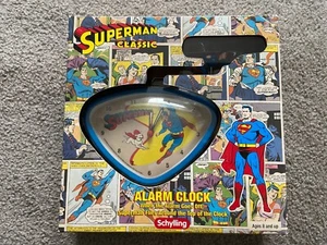 Nuevo Reloj Despertador Superman Stock Antiguo de Schylling - Superman vuela con la alarma - Imagen 1 de 4