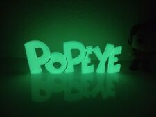 Popeye GITD Display Sign Glow in the Dark