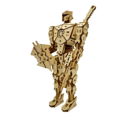 Robot Robot 3D Mechs Jaeger 210 piezas rompecabezas espada madera transformador Foto 1 de 4