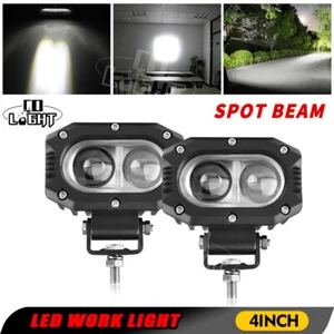 2X 4" 280W LED Spot Lights Auxiliary Motorcycle Headlight Driving Fog Lamp White - Picture 1 of 8