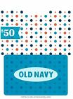 OLD NAVY GIFT CARD 100 50 25 BANANA REPUBLIC ATHLETA OUTLET FACTORY MOD DAD KID For Sale