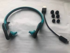 Motorola S11 HD Bluetooth Headset Aqua blue (89585N) music neckband headphones - Picture 1 of 6