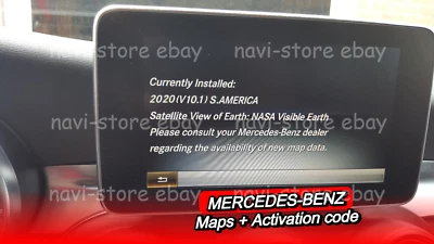 Mercedes Benz South America Comand NTG 5s2 Map Update + Activation Code v10 2020 - Image 1 of 4