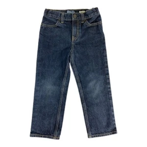 Pantalones de mezclilla Oshkosh B’gosh niños niñas 5T unisex lavado oscuro bolsillos rectos - Imagen 1 de 9