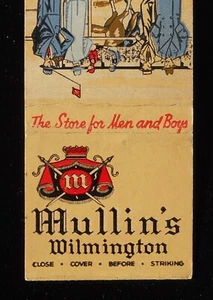 1940s Mullin's Men and Boys Jas. T. Mullin & Sons Stetson Hats Wilmington DE MB - Picture 1 of 1