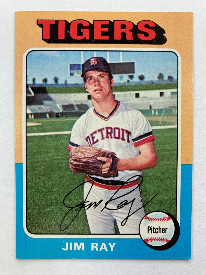 1975 Topps #89 Jim Ray (Detroit Tigers) - Image 1 of 2