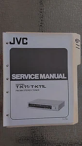JVC t-k11 l service manual original repair book stereo am fm tuner radio - Picture 1 of 1