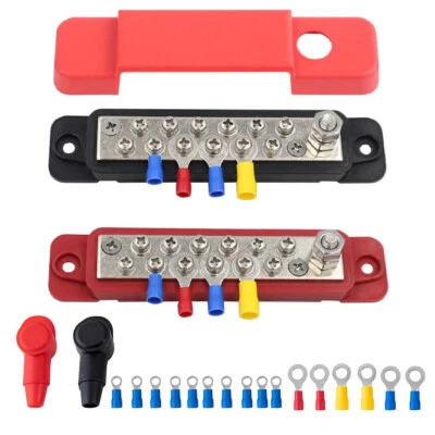 Binario di raccolta morsetto di serie 150A scatola di distribuzione di corrente blocco di distribuzione di corrente 12V-48V - Immagine 1 di 4