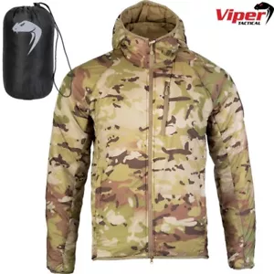 GIACCA VIPER TACTICAL FRONTIER UOMO LEGGERA ANTIVENTO CAPPOTTO TERMICO ESERCITO MIMETICO - Foto 1 di 12