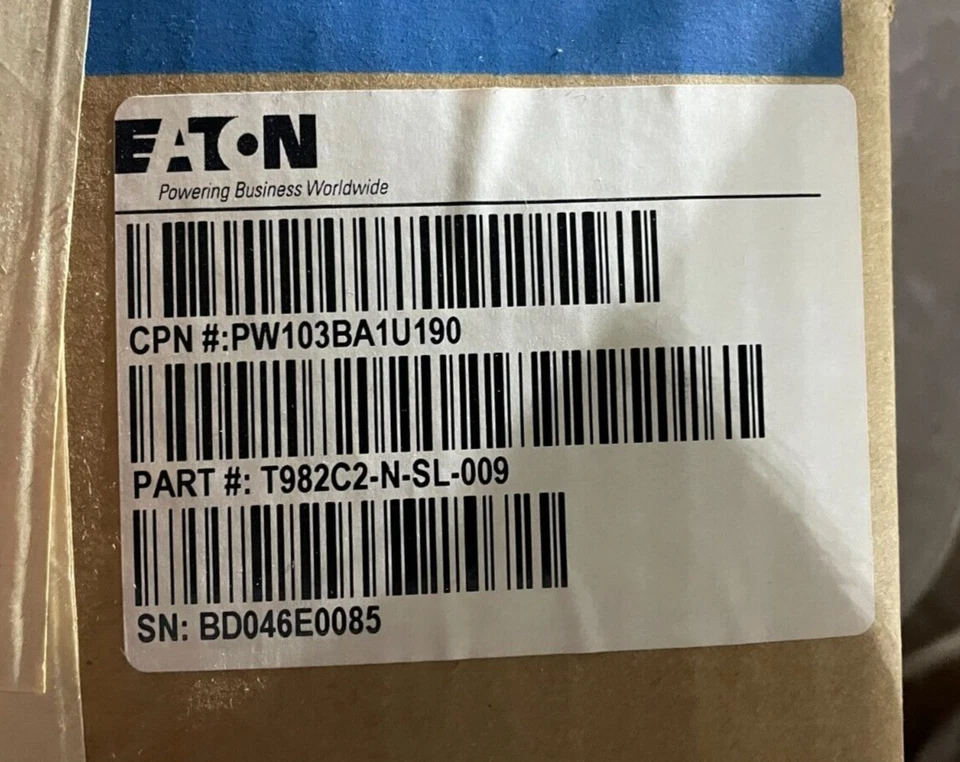 Eaton T982C2-N-SL-009 Power Distribution Unit Rack Mountable 2.88 KW - Image 1 of 3