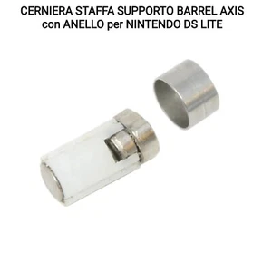 1x CERNIERA STAFFA SUPPORTO BARREL AXIS con ANELLO per NINTENDO DS LITE - Foto 1 di 1