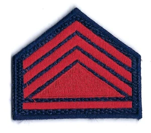 Philippine Army Marine Corps - Staff Sergeant Rank Stripes Chevron Patch - Picture 1 of 3