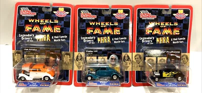 批量 3 件 赛车 冠军 名人车轮 NHRA Joe Amato Eddie Hill Don Prudhomme — 第 1/4 张图片