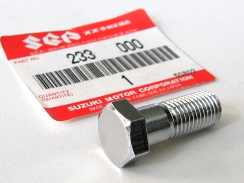 Nuevo de Lote Antiguo Suzuki Soporte Lateral Perno t500 t350 t250 tm400 tm ts250 gs1000 gs750 Foto 1 de 1