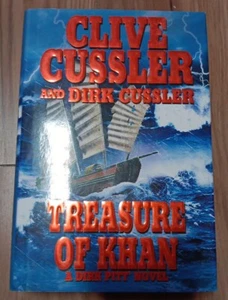 Signed clive cussler and dirk Cussler treasurer of khan, first edition, first... - Picture 1 of 6