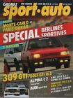 SPORT AUTO 301 1987 309 GTI GOLF 2 GTI 16S ALPINA C2 2.7 AUDI QUATTRO BMW 325i E