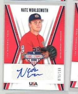 2019 panini Stars And Stripes USA Nate Wohlgemuth auto #248/499