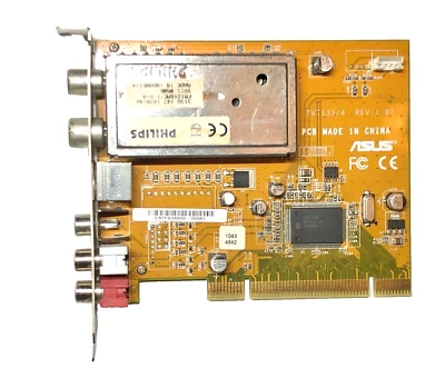 ASUS TV7133/4 TV PCI Card TV-Tuner  REV: 1.07 PN: C1VCA1 for Vintage PC - Image 1 of 4