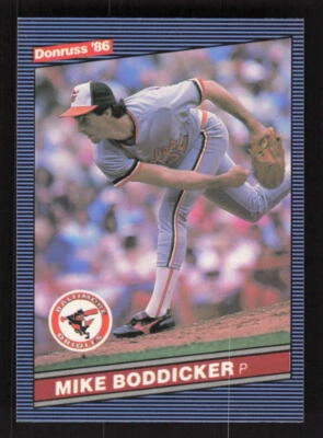 1986 Donruss #47 Mike Boddicker Baltimore Orioles - Image 1 of 2