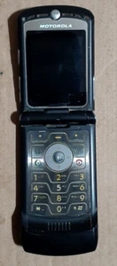 Teléfono Motorola Vintage Flip RAZR V3 (Cingular) - Negro Probado - Imagen 1 de 4