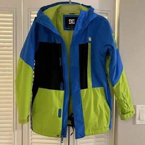Boys DC Snowboarding Jacket. Amo K15. 10K. Size 14. Blue Electric Blue Lemon - Picture 1 of 12