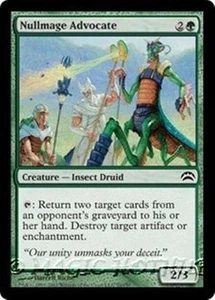 NULLMAGE ADVOCATE Planechase 2012 MTG Green Creature — Insect Druid Com - Picture 1 of 1