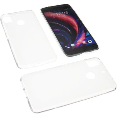 Custodia per HTC Desire 10 Pro Custodia Cellulare TPU Gomma Custodia Trasparente - Immagine 1 di 4