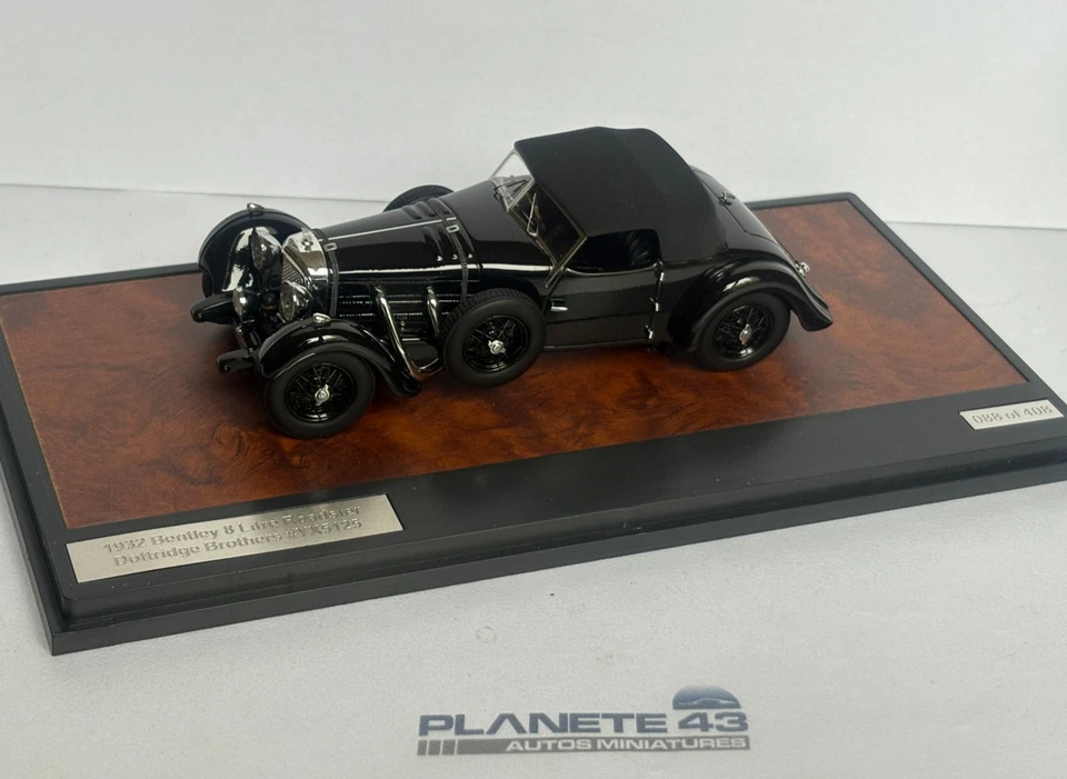MATRIX BENTLEY 8 LITRE DOFTRIDGE BROTHERS4S ROADSTER #YX5125 1932 1:43 - Photo 1/4