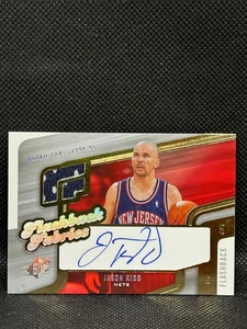 2005-06 SPx Flashback Fabrics Jason Kidd #FF-JK Jersey Patch Auto - Picture 1 of 2