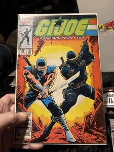 Gi Joe Marvel Comic #46 Epic Vintage Snake Eyes/Storm Shadow Cover - Bild 1 von 1