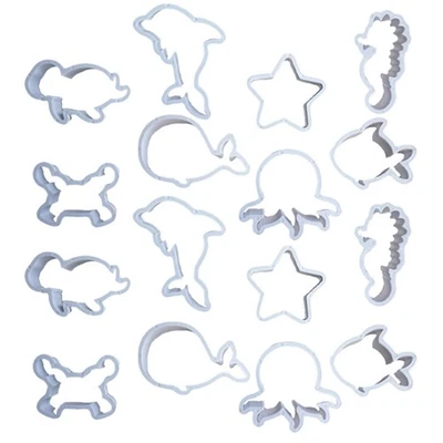  16 PCS Plätzchen Ausstecher Ausstechförmchen Tierkekse Keksschneider - Bild 1 von 4