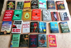 Job Lot of 26 adult fiction books - Horror, Thriller, Mystery etc. Good titles - Picture 1 of 1