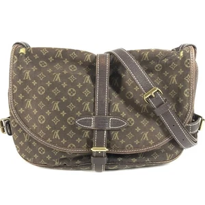 LOUIS VUITTON M95227 Monogram Mini-Lin Saumur30 Tasche Crossbody Flap Schultertasche - Bild 1 von 17