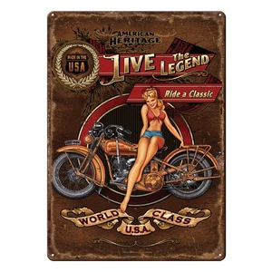 Rivers Edge Products Tin Sign, 17" x 12" Weatherproof Metal Wall Art, Live The - Picture 1 of 1