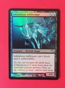Inkfathom Infiltrator FOIL LP-EX Shadowmoor Uncommon - Picture 1 of 3