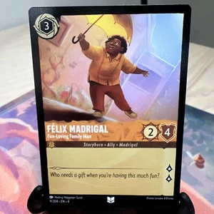 Lorcana: Ursula's Return Felix Madrigal: Fun-Loving Family Man 9/204 Uncommon NF - Picture 1 of 2