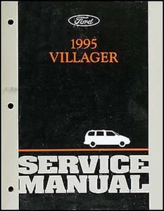 Manual De Taller Original De Reparación 1995 Mercury Villager 95 GS LS OEM - Imagen 1 de 2