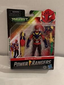 Power Rangers Beast Morphers Beast X King Red Ranger Action Figure 2020 Hasbro