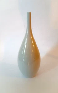 ♥ VASE MONOFLOWER GRAU 2EFFE VINTAGE SPACE AGE DESIGN 36 CM HOME DECOR SHABBY - Bild 1 von 6